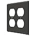 Deltana SWP4771U10B Switch Plate, Quadruple Outlet, Oil Rubbed Bronze Finish