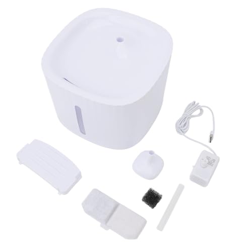 Fuente automática para agua de mascotas con ventana nivel agua miniatura 3