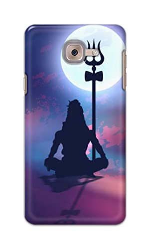 Image of Printed Hard Back Cover Case for Samsung Galaxy J7 Max Back Cover (Lord Shiva) -702