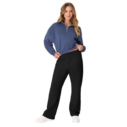 Hanes Women's Sweatpants, EcoSmart Fleece, Pocketless Open-Bottom Sweatpant, Regular & Petite