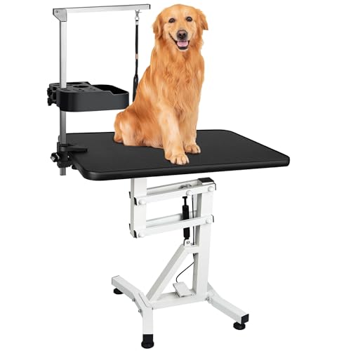 DiDiBirDi Mesa de cuidados para cães de 78,7 cm, estação de corte de animais de estimação pequena aj
