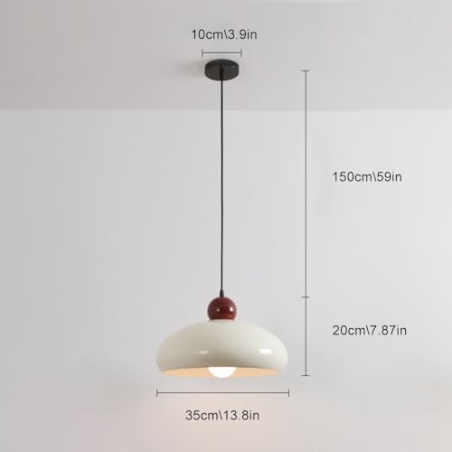 Lámparas de suspensión ajustables E27 estilo retro de metal blanco decorativas 4