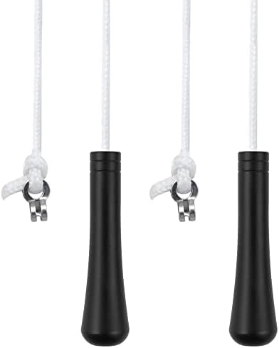 UYUYong 2Pcs Bathroom Light Pull Cord Black 5.8cm Pull Cord Handle Light Cylindrical Pull Cord ...