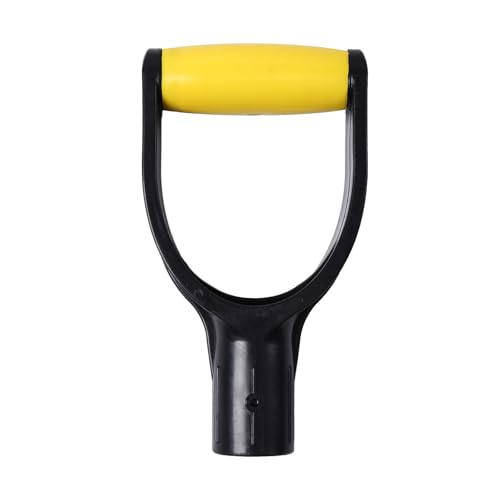 HAOHUODUO Plastic Spade Shovel Handle with D Grip - 1-1/4 Polypropylene Shovel Handle Replacement for Garden Tools for Digging and Raking Tasks