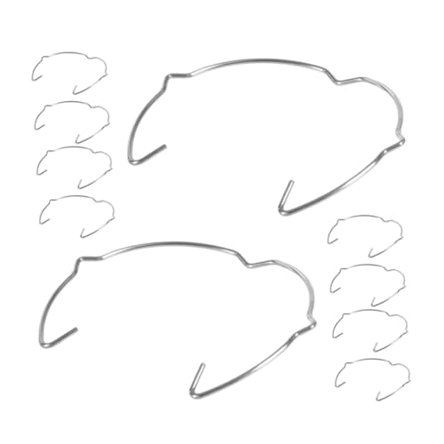 SOLUSTRE Sturdy Metal Spring Clips for Downlight Spotlight Fixing Buckle Retaining Spring Clip Ring for Lamp Accessories 10 Pack