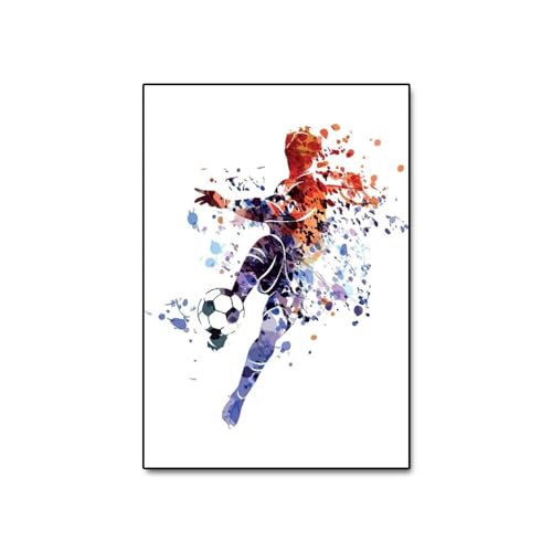 Image pour la maison football abstrait pour grand espace mural nu