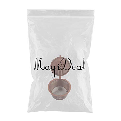 Image of ATORSE Refillable Coffee Capsule Cup For Nescafes Coffee Machine Brown