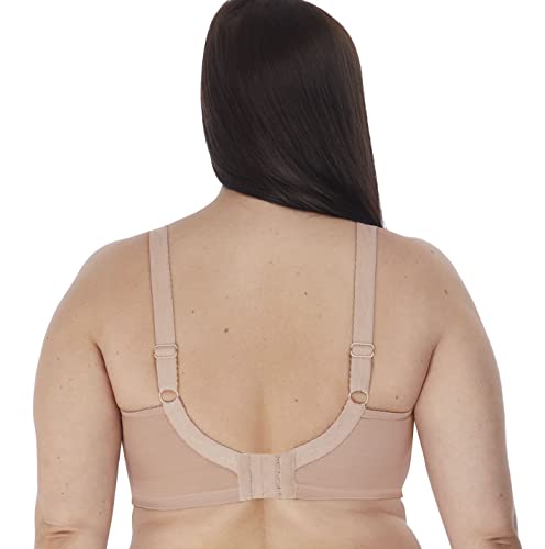 Elomi Women's Plus Size Charley T-Shirt Seamless Breathable Spacer Underwire Bra, Fawn, 38Gg #TOP1