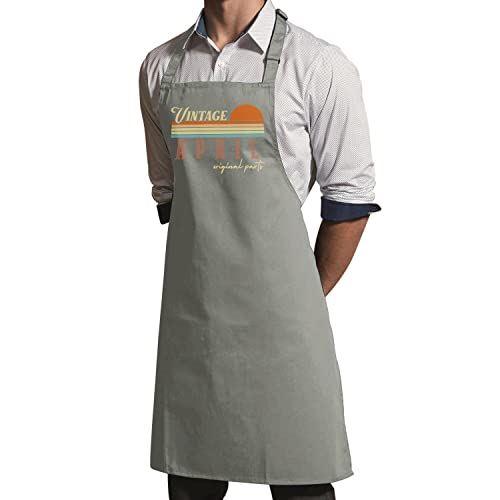 Tablier cuisine gris vintage : la protection idéale pour votre anniversaire - 3