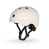 Scoot & Ride Kask rowerowy dla dzieci, ash, 51 do 55 cm
