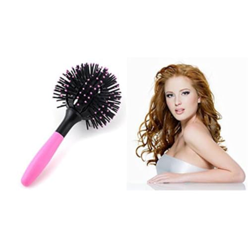 D Spherical Comb Japan Bomb Curling Styling Brush for Women