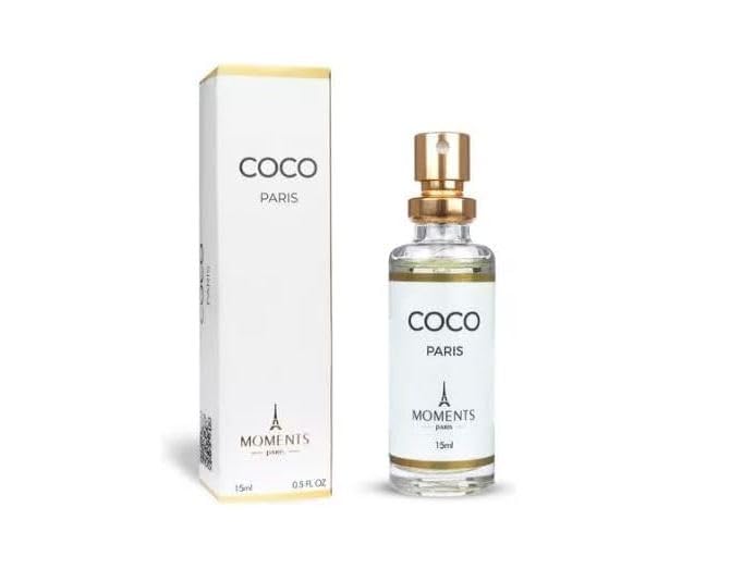 PERFUME FEMININO DE BOLSO BOLSA IMPORTADO COCO MOMENTS PARIS 15 ML - INSPIRADO NO COCO MADE MOISEL LE CH - 15ml