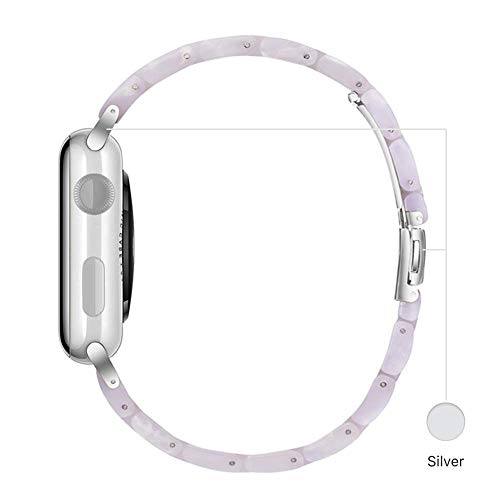 Image of Light House Apple Watch Bands-Fashion Lightweight Resin iWatch Bands for Women Men 38mm /40mm /41mm /42mm(Series 11 10), 49mm /46mm /45mm /44mm /42mm(S 3 2 1), Compatible with Apple Watch Series 11 SE 10 9 8 7 6 5 4 3 Ultra