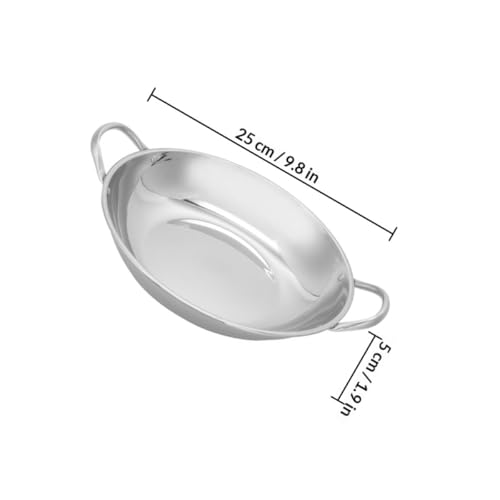 Wok de Acero Inoxidable Alipis con Doble Mango y Fondo Plano miniatura 2