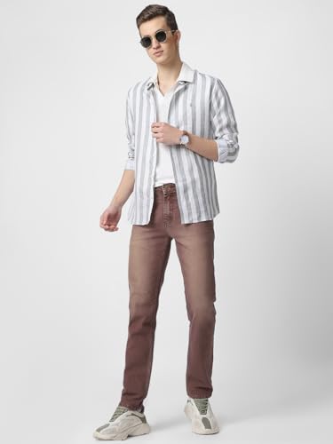 Image of Neostreak Men's Regular Fit Heavy Washed Jeans Stretchable