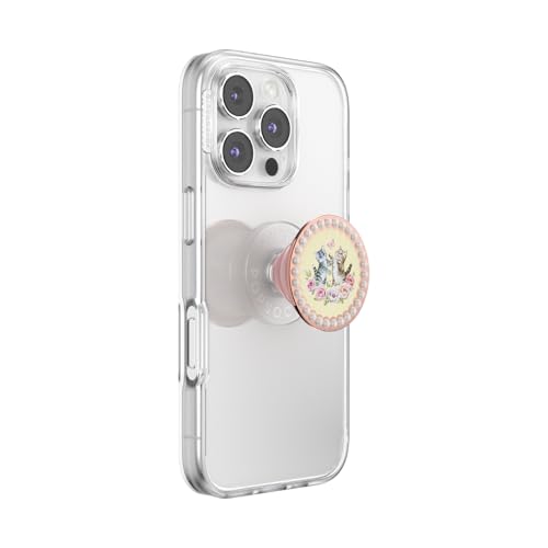 PopSockets PopTop Adhesive Phone Grip with Swappable Top Cat - Kitty Cameo
