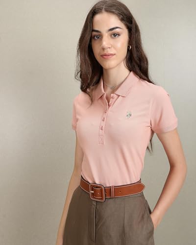 Image of U.S. Polo ASSN. Women's Cotton Slim Fit T-Shirt