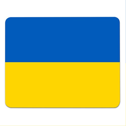 Addies Tapis de souris Motif drapeau de l'Ukraine