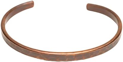 LEELA QUANTUM TECH Bracelet, hand crafted copper bracelet, allergen free, trendy design available in 2 variations, one size
