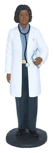 Professional: Black Female Doctor Collectible Figurine, 8.5