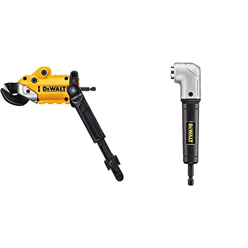DEWALT Metal Shears Attachment, Impact Ready (DWASHRIR) & Right Angle Attachment, Impact Ready (DWARA120)