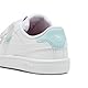 PUMA Baby-Mädchen Smash 3.0 Badges V INF Sneaker, White-Safe Lake-RED FIRE, 24 EU