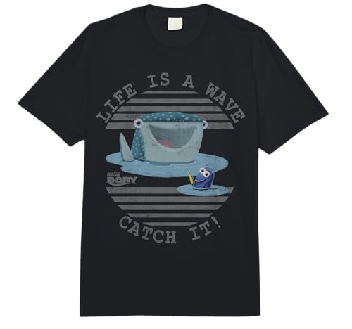 Disney Pixar Finding Dory & Destiny Life Is A Wave Catch It Comfort Colors Adult Heavyweight T-shirt