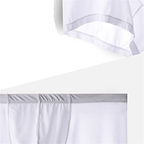 Andongnywell Men's Ice silk Boxer Briefs gun bullet separation Underwear Boxer Briefs for Man pocket 3 Pack2