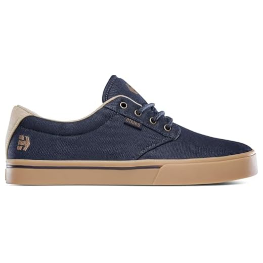 Etnies Jameson 2 Eco, Zapatillas de Skateboard Hombre, Azul (461/Navy/Gum/Gold 461), 42 EU