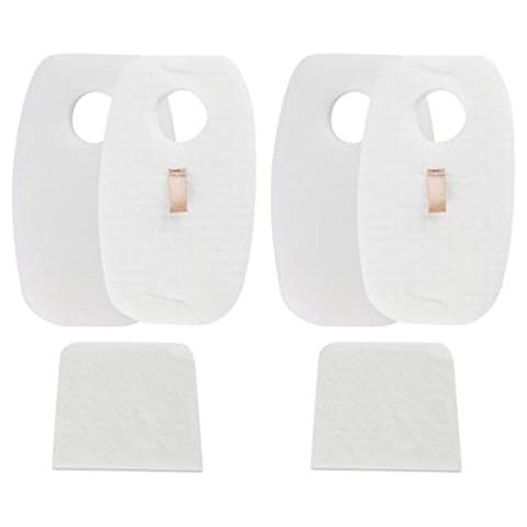 YanBan 2 Pack Replacement Foam and Felt Filters for Shark Rocket HV380uk Filter, HV380UKT HV380W, HV381, HV382, HV383, HV384Q Shark DuoClean Corded Stick Vacuum CleanerFit Part#XFFH380 XPSTFH380 Cover