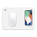 Produktbild HYCy Qi Wireless Charger Mauspad, 3-in-1-Lautsprecher-Ladematte Langlebig Stabil Tragbar Sicher Eingebautes Wireless-Ladegerauml;t fuuml;r alle Qi-Gerauml;te Kompatibel Android iOS, Weiszlig;