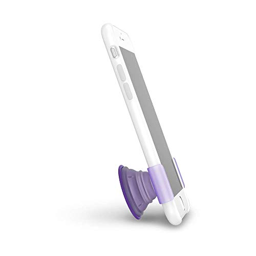 PopSockets PopSlide - Nicht Haftender PopGrip für iPhone 7/8 Silikon-Hülle - Fierce Violet – Ansicht 5