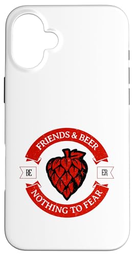 Friends & Beer Nothing To Fear (�����Ȉ����X�e�[�g�����g) �X�}�z�P�[�X iPhone 16 Plus �p