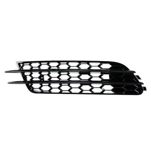 Parrilla de luz antiniebla delantera en malla negra para Audi A6 C7 Sedan de 2012 a 2015 5
