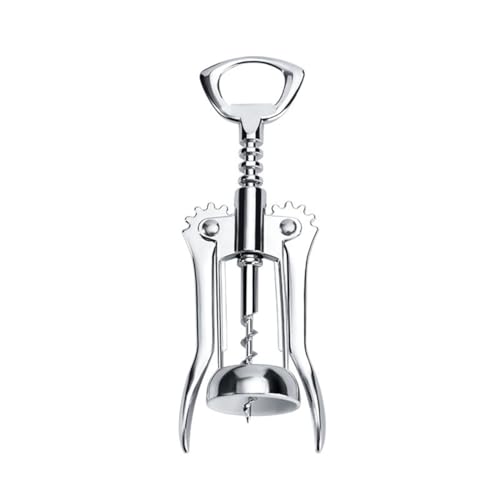 Spourita 1 Uds. Abridor de Vino Tinto PortáTil de Acero Inoxidable Tipo ala Sommeliers de Metal Sacacorchos para Vino Abridores de Sacacorchos