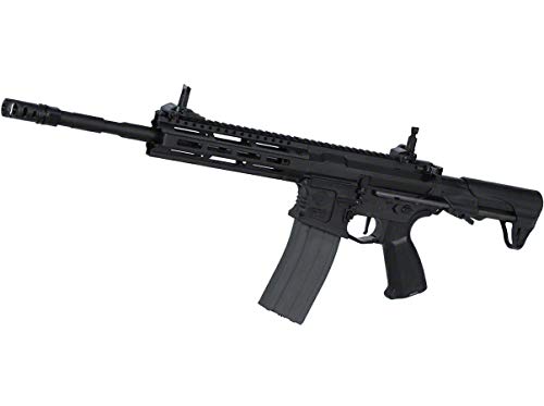 電動ガンブラック CM16ハニカムマガジン付き G&G CM16 SRS 7in