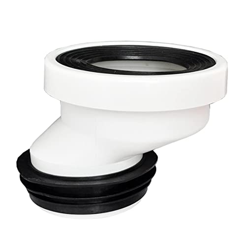 Qianly Flange de Vaso Sanitário com Descarga Total, Conector de Lugar, Adaptador de Flange de Vaso S