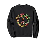 peace love veggies | veganismo vegetariano | veganismo vegetariano felpa