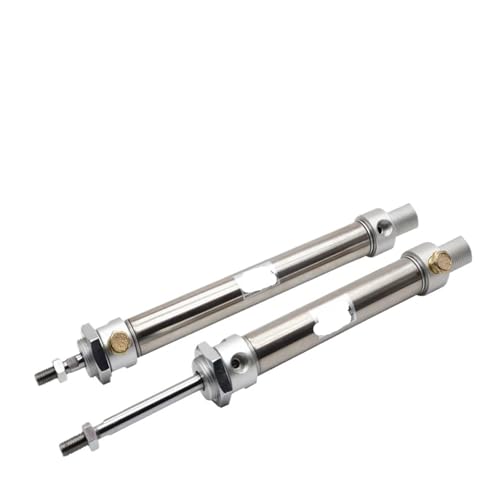 Cilindro neumático MSA20 mini redondo con resorte integrado de simple efecto 4