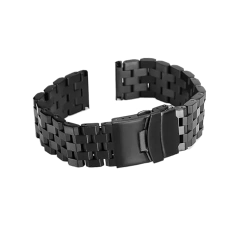 Bracelet de montre interchangeable en acier inoxydable Run Ken 18mm 20mm 22mm 24mm 26mm