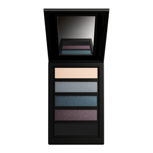 L'Oréal Paris x Mugler Limited Edition Lidschatten Palette Midnight, Hoch-pigmentierte Lidschatten für dramatische Augenlooks, 8 g