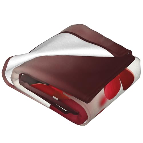 Couverture flanelle microfibre douce jeté de lit léger canapé 4 saisons - 4