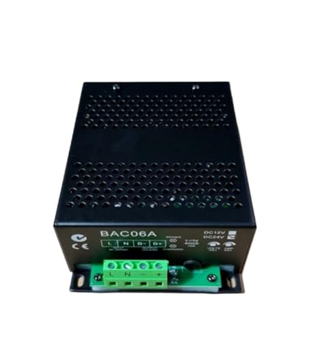 PKHDLYEU Cargador de batería Inteligente de Repuesto for generador BAC06A de 12 V y 24 V(BAC06A-24V)