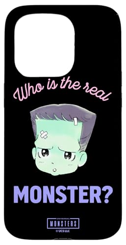 jo[TEX^[Y Frankenstein Anime Whofs The Real Monster X}zP[X iPhone 15 Pro p