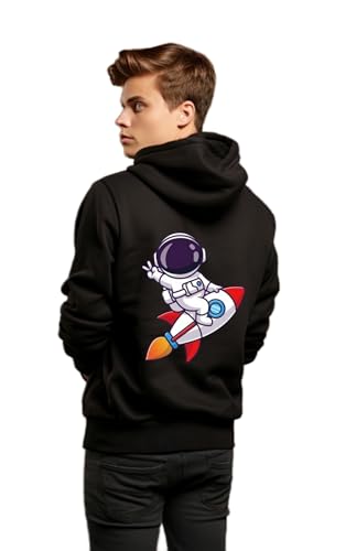 Image of Be Crazy Anime Printed Black Hoodie /Graphic Printed Hoodie /Hoodie for Men & Women /Warm Hoodie /Unisex Hoodie