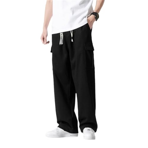 Pantalon de survêtement épais homme contre le froid automne hiver ample