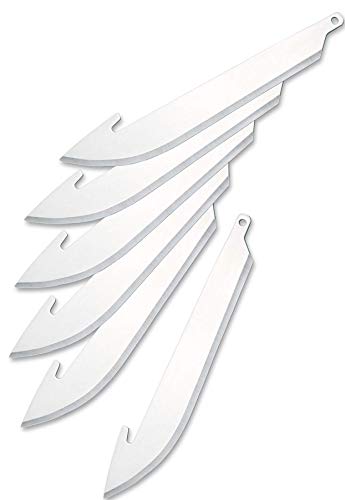 Outdoor Edge 3.0 Inch Razor Series Replacement Blades -- 6 Blade Pack