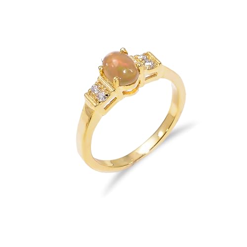 Bague opale de feu éthiopienne en argent 925 et quartz rose de l'Himalaya R044