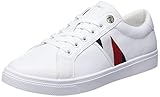 Tommy Hilfiger Tommy Cupsole corporativo, Zapatillas Mujer, White, 40 EU
