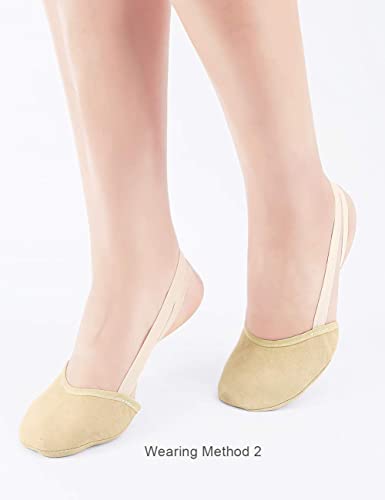 Daydance Women Girls Rhythmic Gymnastic Shoes Microfiber Lyrical Half Toe Shoes3